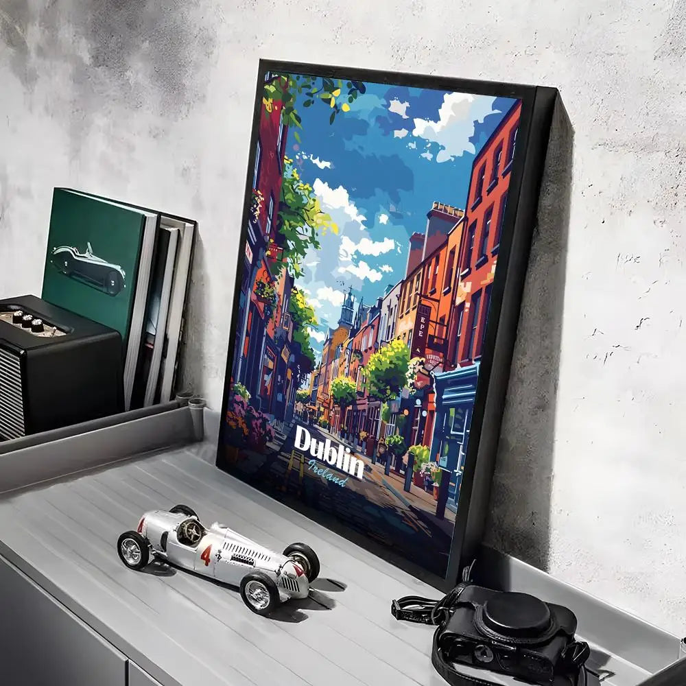 Travel Poster HD Self-Adhesive Wall Stickers Mural Painting｜Decals for Bedroom & Living Room｜Home Decor Gift